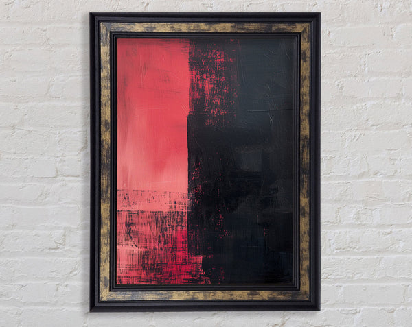 Walnut And Red Wash Framed Print