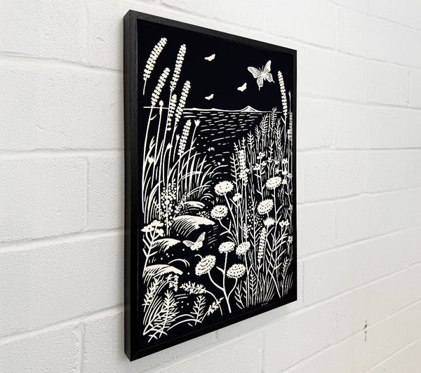 Black And White Lake
