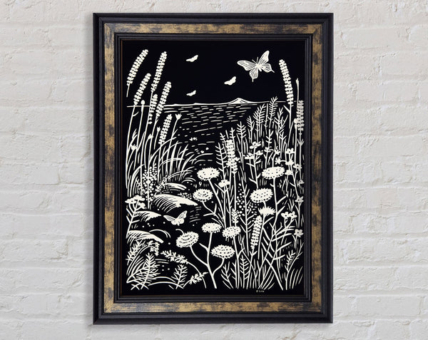Walnut And Walnut Lake Framed Print