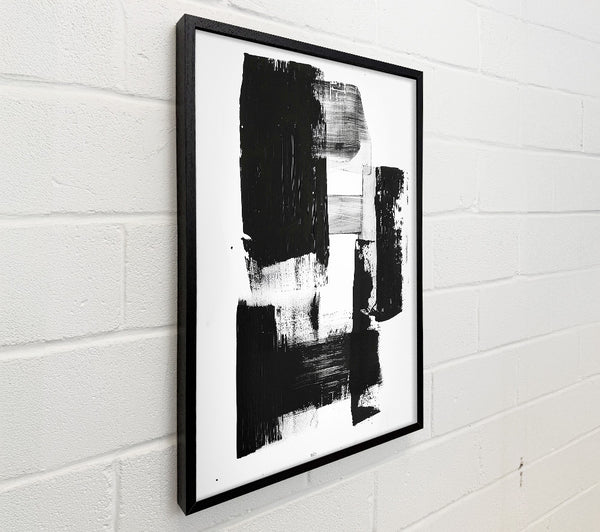 Black And White Sponge Art