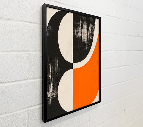 Black To Orange Shapes