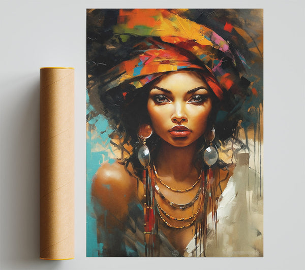 Black Woman Fashion Giclee Print