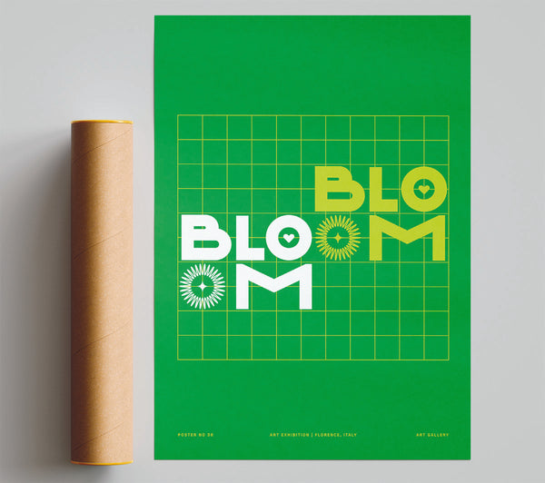 Bloom Bloom Retro Giclee Print