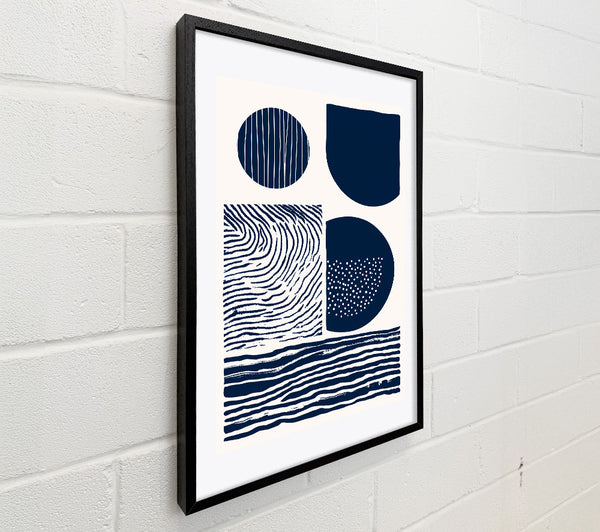 Blue Lines And Circles