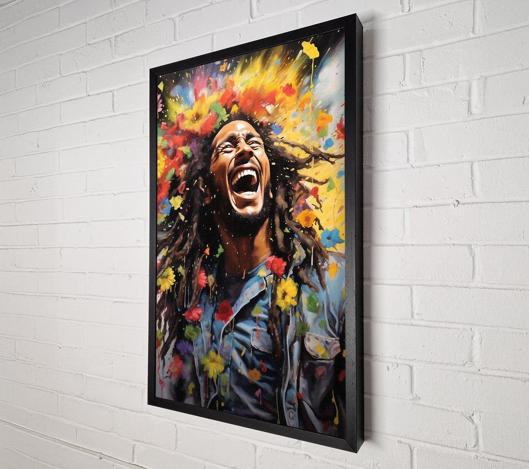  A Canvas Print of Bob Marley Bloom Canvas Print