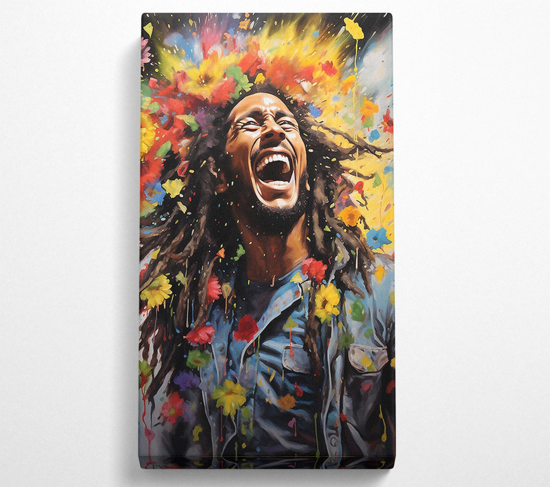  A Canvas Print of Bob Marley Bloom Canvas Print