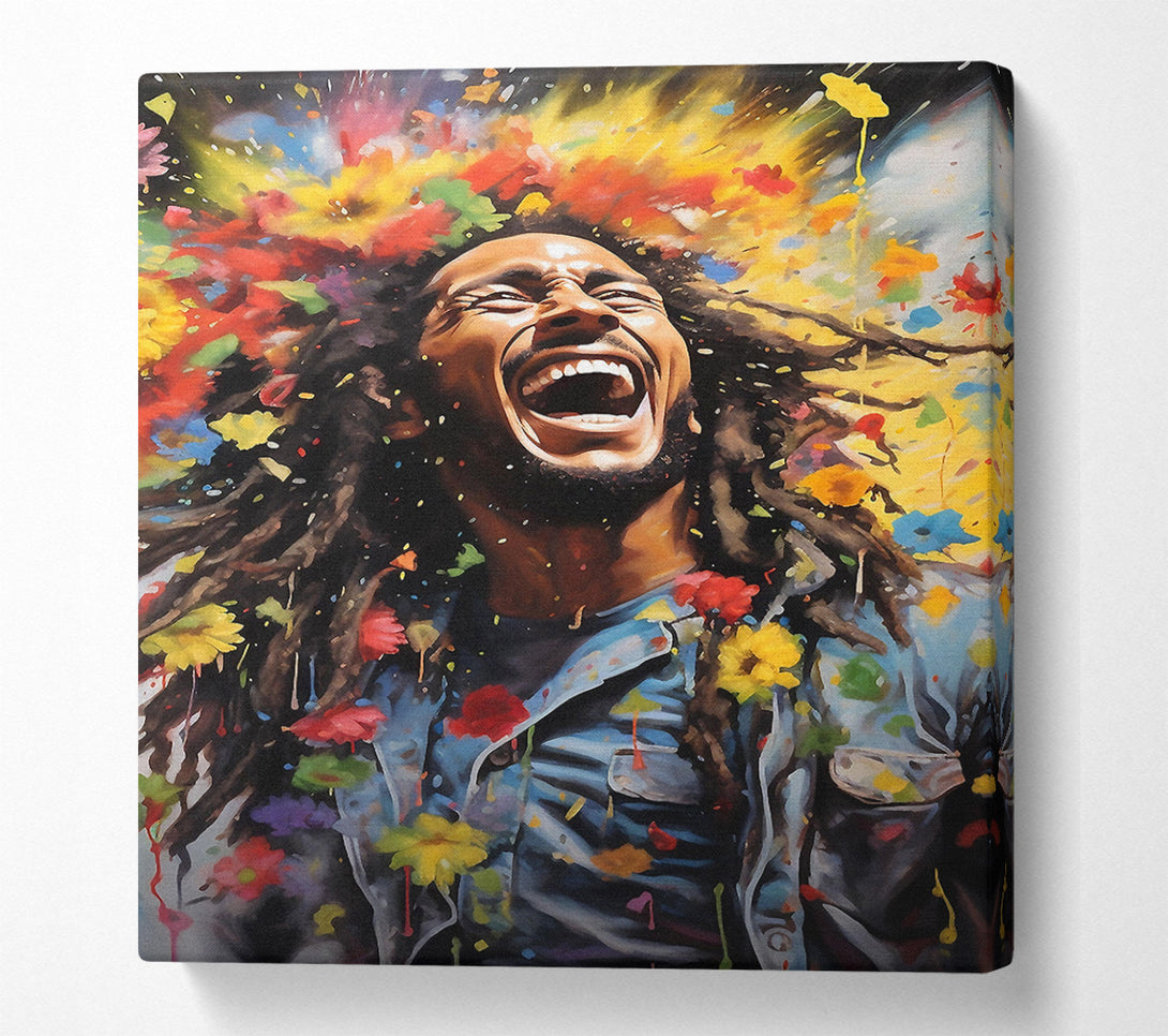  A Canvas Print of Bob Marley Bloom Canvas Print