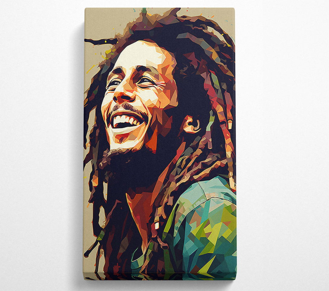  A Canvas Print of Bob Marley Happy Canvas Art