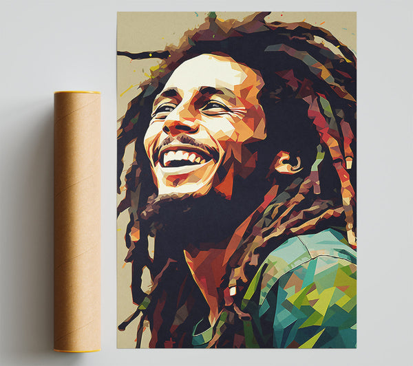 Bob Marley Happy Poster