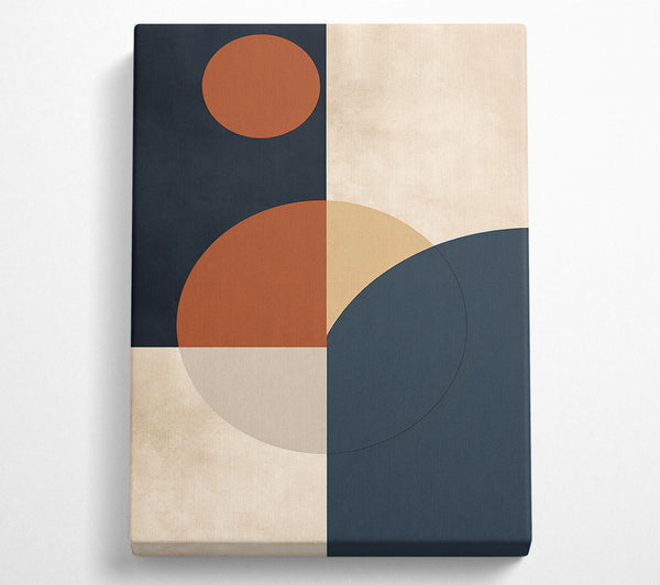  A Canvas Print of Bohemian Shapes Canvas Wall Art