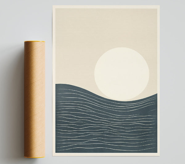 Bohemian Sunset Sea Giclee Print