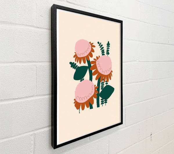 Boho Funky Sunflowers