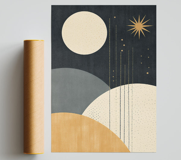 Boho Galaxy Poster