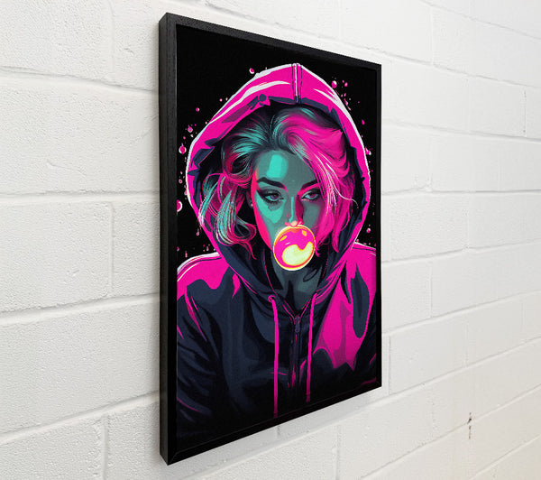 Bublegum Girl Hoodie Cyberpunk Girl