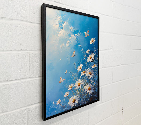 Butterfiles And Daises