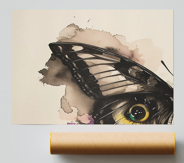 Butterfly Eyes Poster