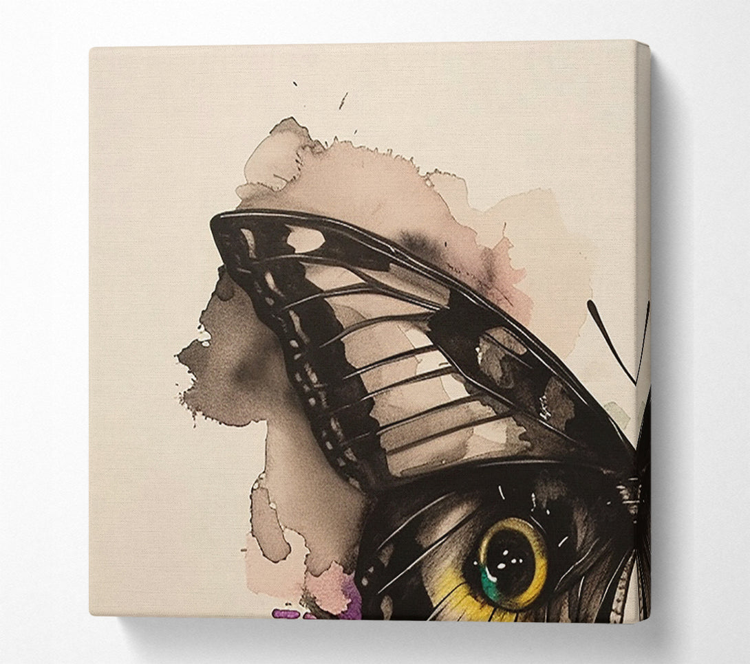  A Canvas Print of Butterfly Eyes Canvas Print