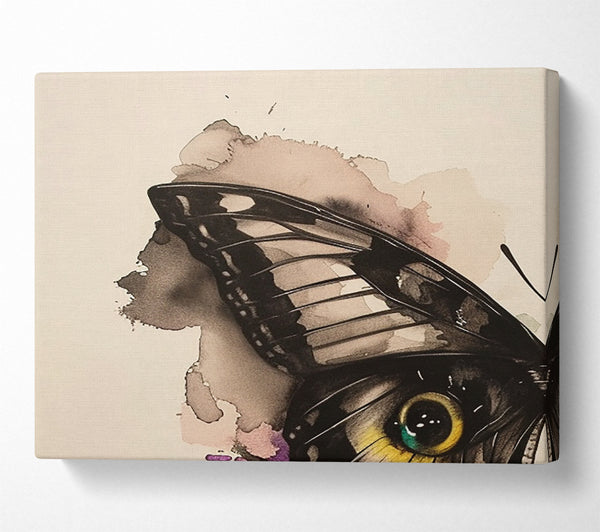  A Canvas Print of Butterfly Eyes Canvas Print
