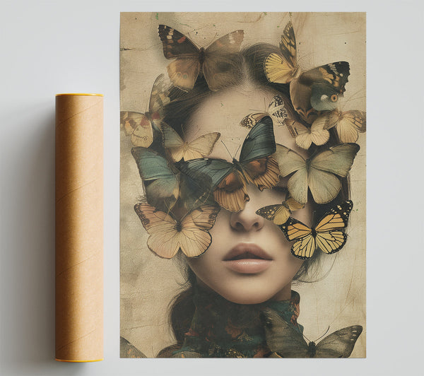 Butterfly Face Giclee Print