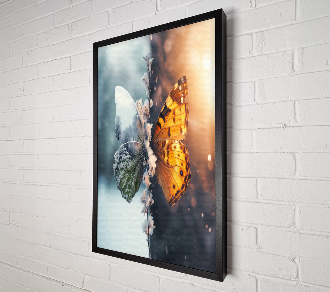  A Canvas Print of Butterfly Seasons Canvas Print