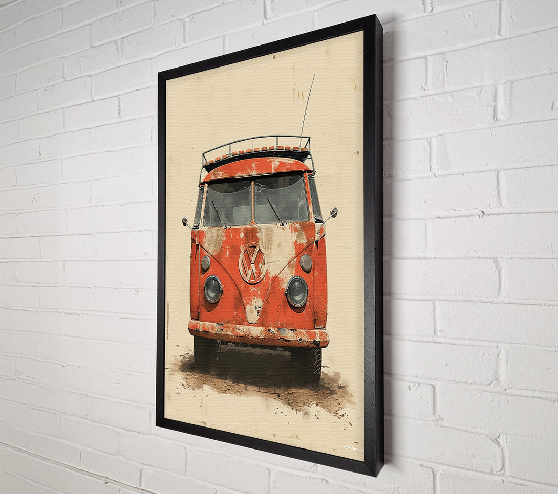  A Canvas Print of Camper Love Canvas Wall Art