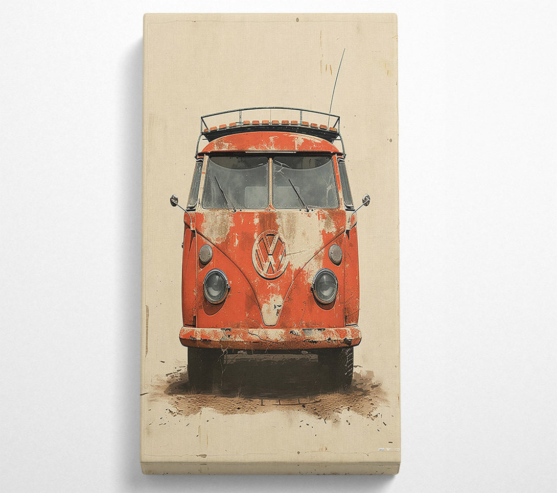  A Canvas Print of Camper Love Canvas Wall Art