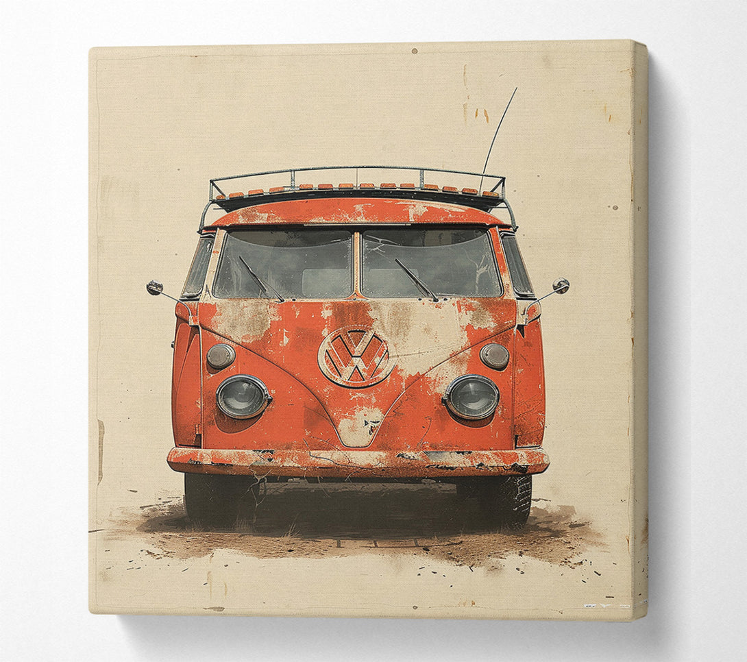  A Canvas Print of Camper Love Canvas Wall Art