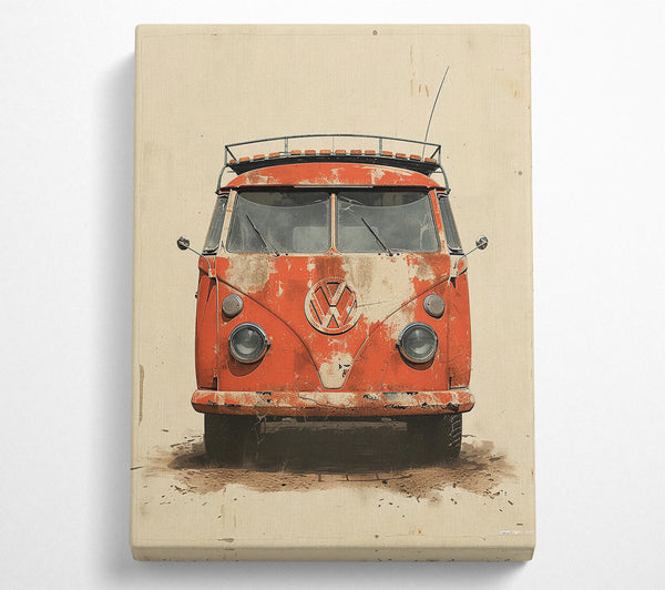  A Canvas Print of Camper Love Canvas Wall Art