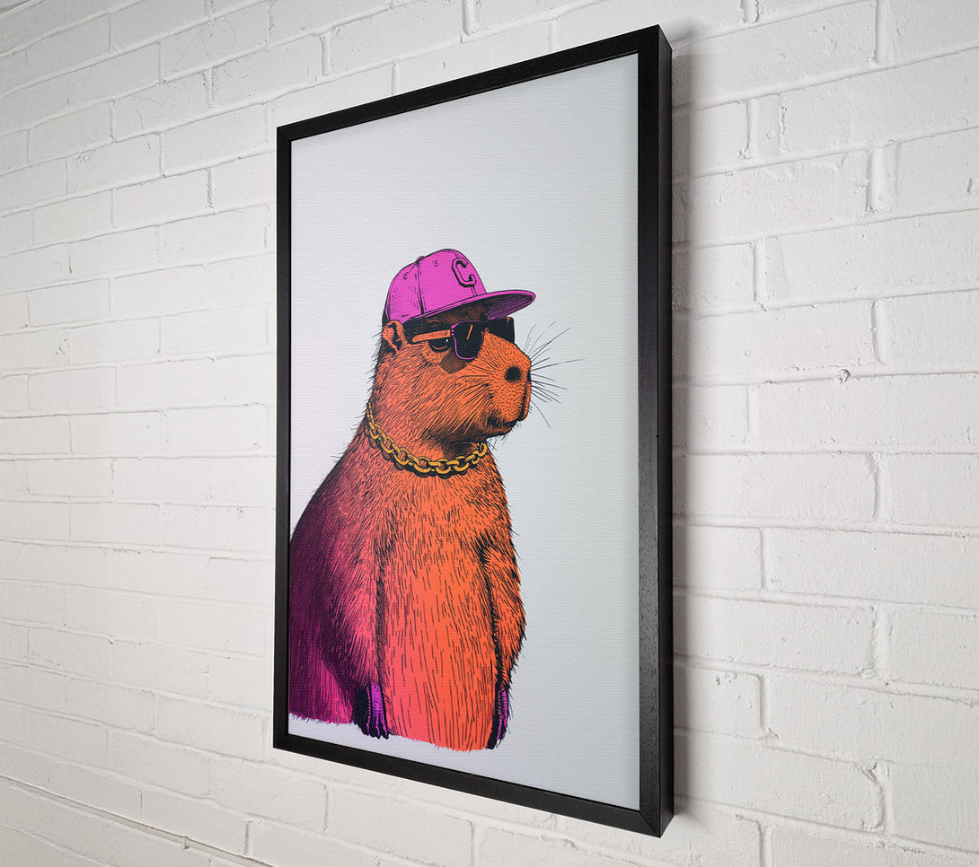  A Canvas Print of Cappy Little Guy Canvas Art