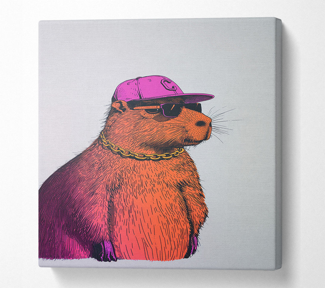  A Canvas Print of Cappy Little Guy Canvas Art