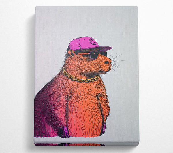 A Canvas Print of Cappy Little Guy Canvas Art
