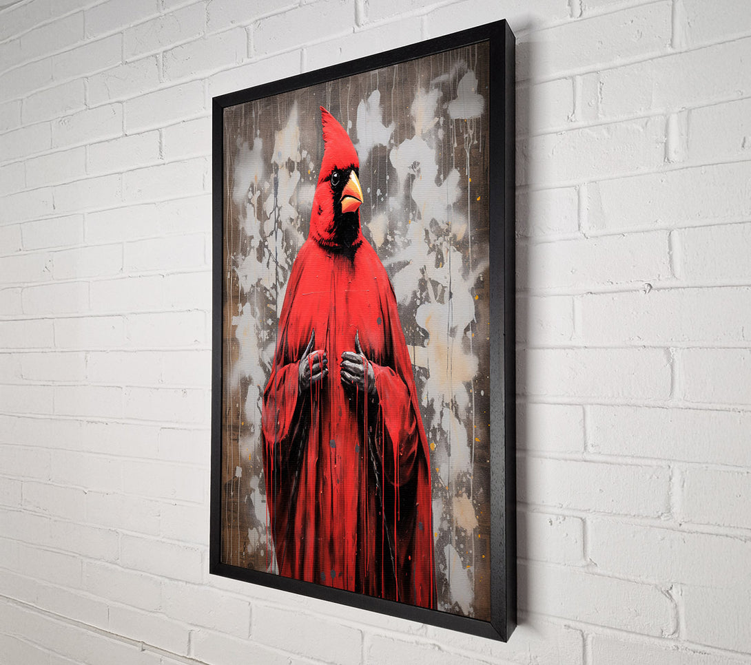  A Canvas Print of Cardinal Human Hybrid Canvas Print