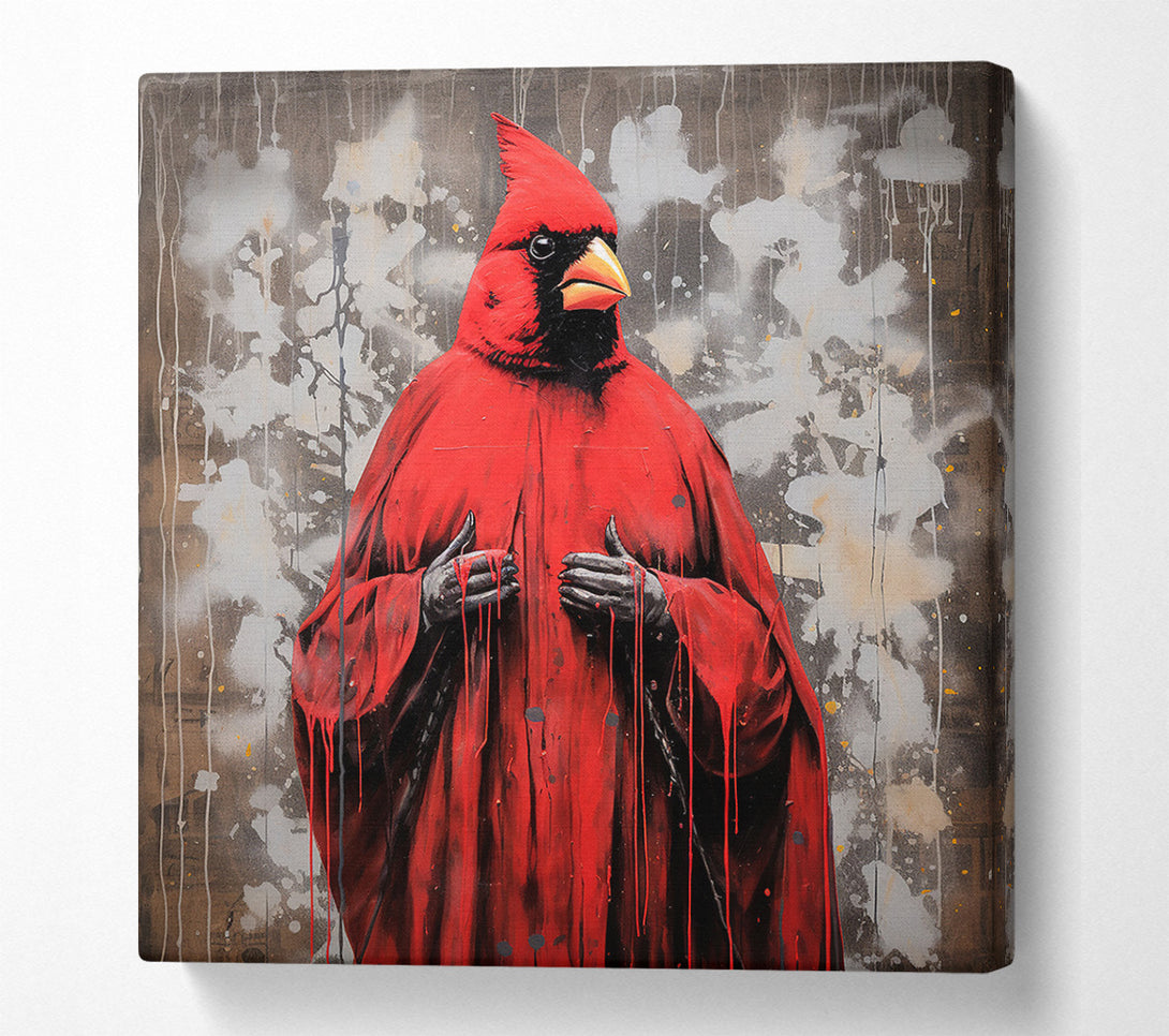  A Canvas Print of Cardinal Human Hybrid Canvas Print