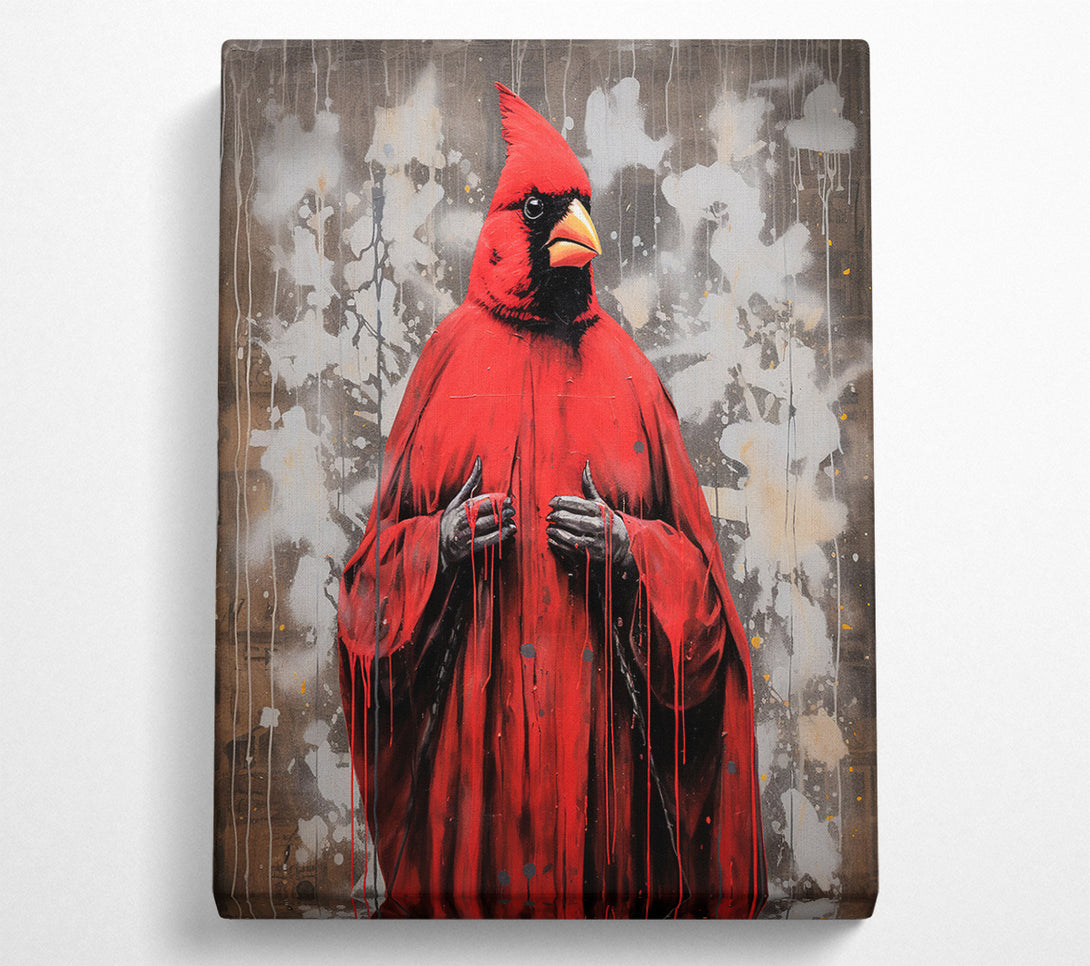  A Canvas Print of Cardinal Human Hybrid Canvas Print