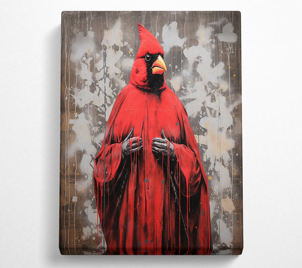  A Canvas Print of Cardinal Human Hybrid Canvas Print