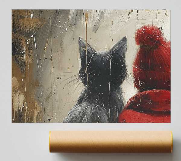 Cat Friends Poster