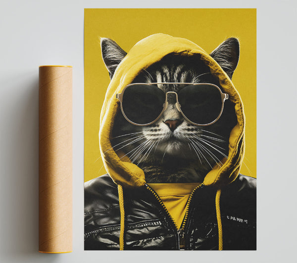 Cat Thug Poster