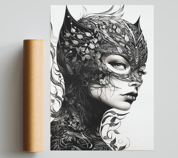 Catwoman Embrace Print