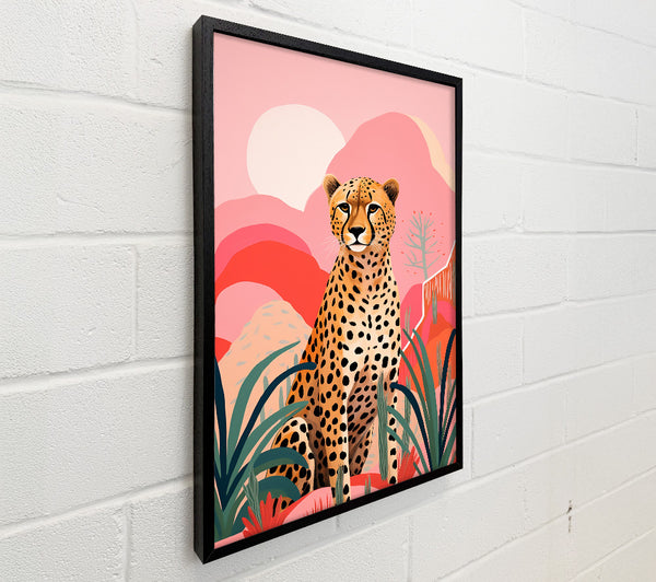 Cheetah Pink Hills Sunset