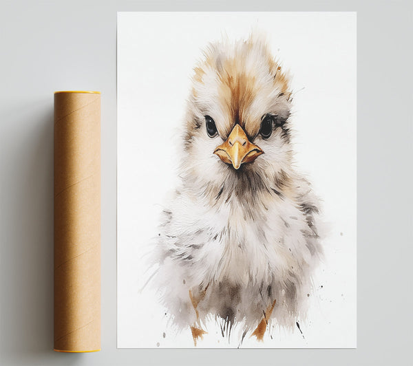 Chick Stare Giclee Print