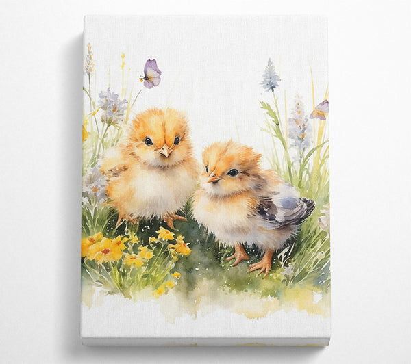  A Canvas Print of Chicks In The Geass Watercolour Canvas Art