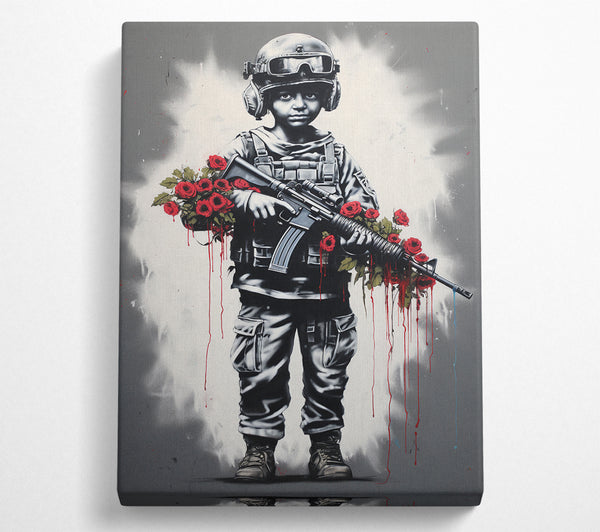  A Canvas Print of Child Of War Canvas Print