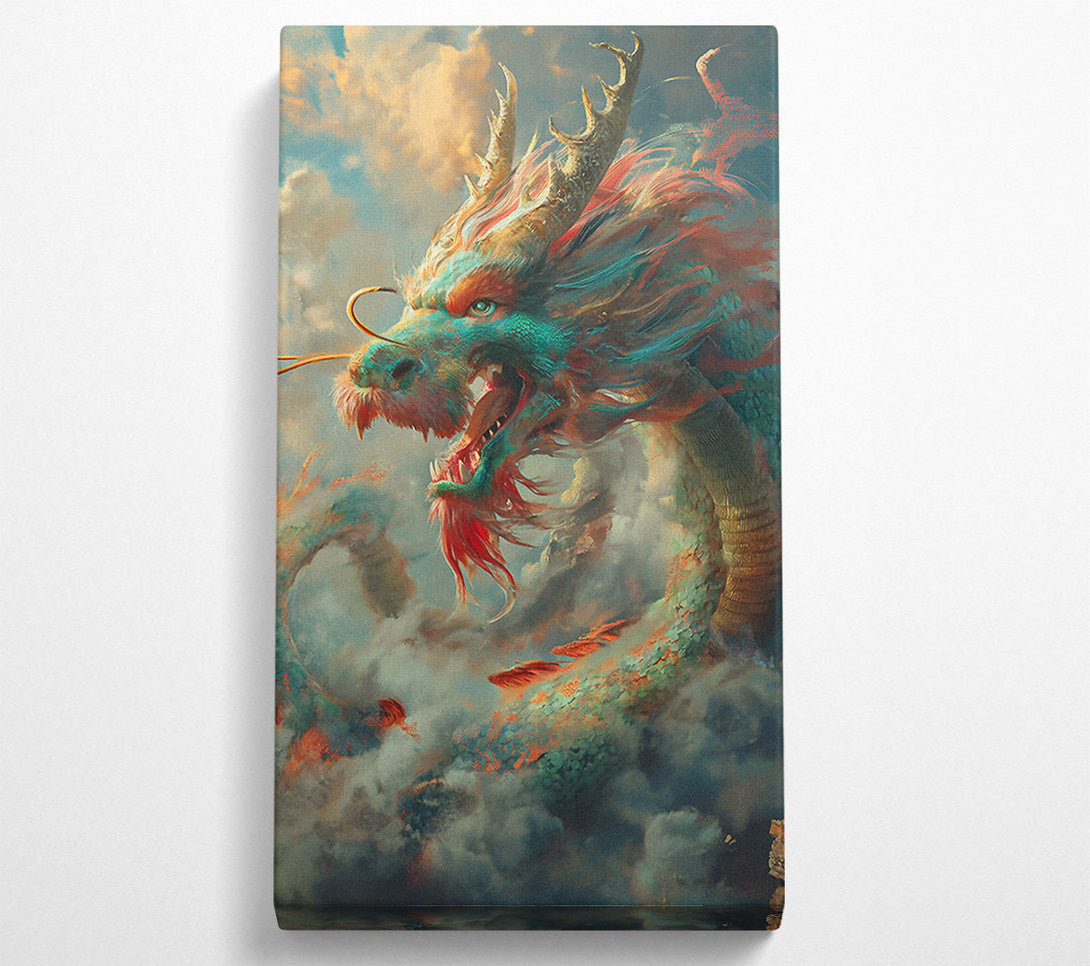  A Canvas Print of Chinese Dragon Clouds Canvas Print