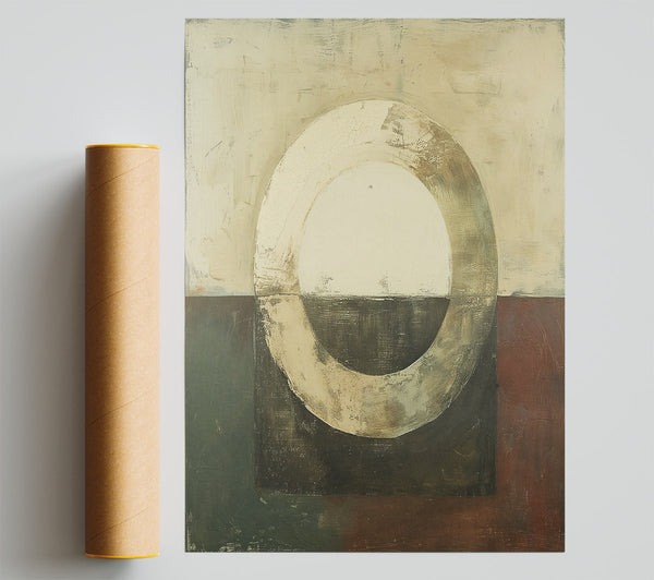 Circle Ring Modern Giclee Print
