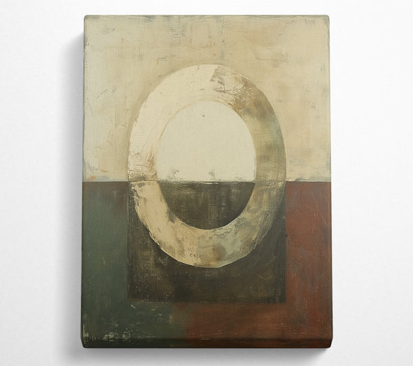  A Canvas Print of Circle Ring Modern Canvas Print