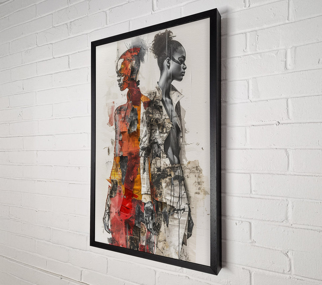  A Canvas Print of City Women Canvas Art