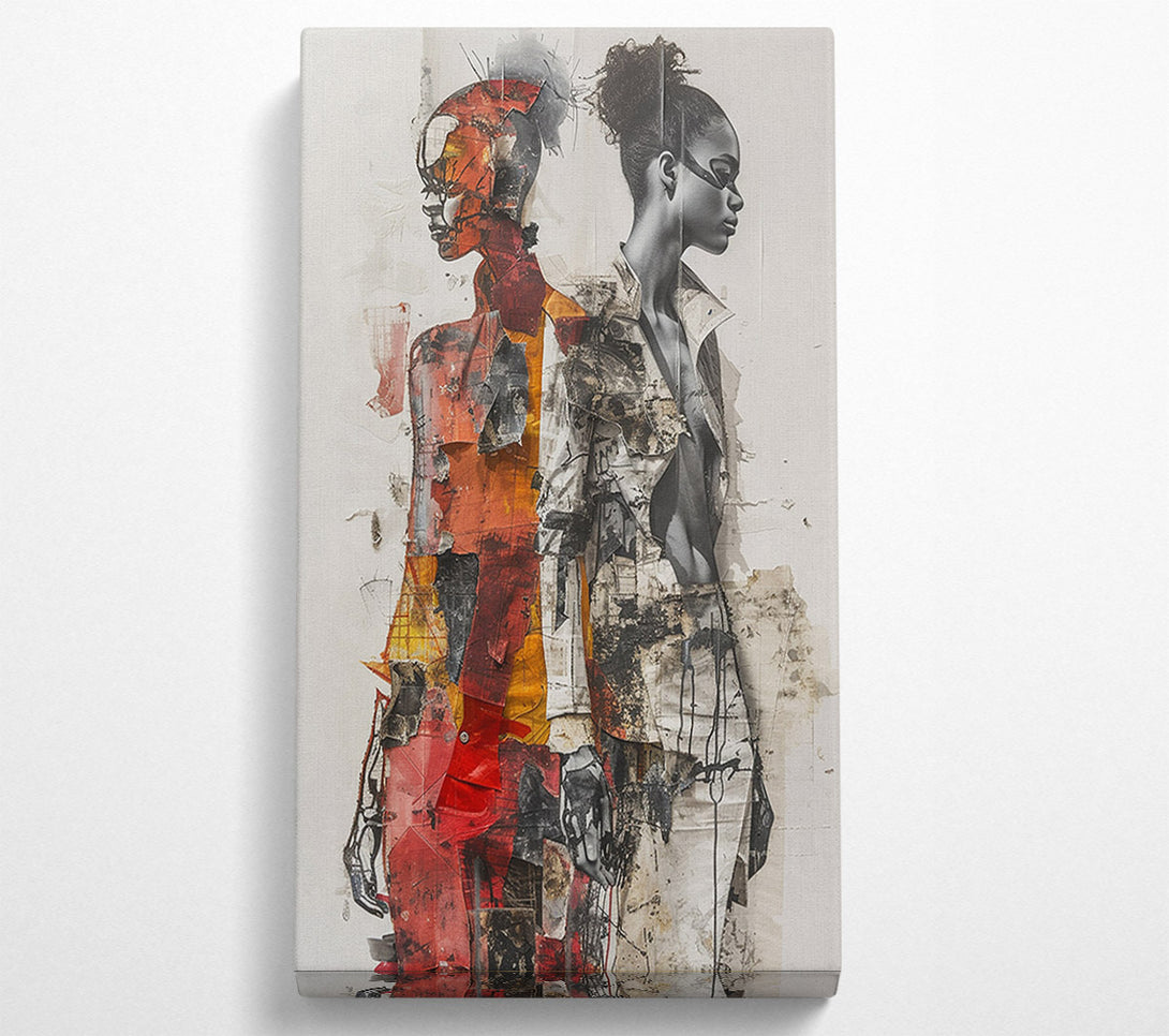  A Canvas Print of City Women Canvas Art