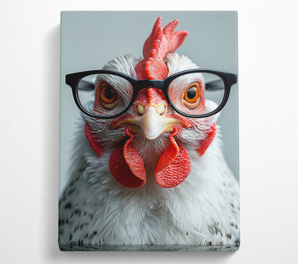  A Canvas Print of Cockerall Glasses Canvas Wall Art
