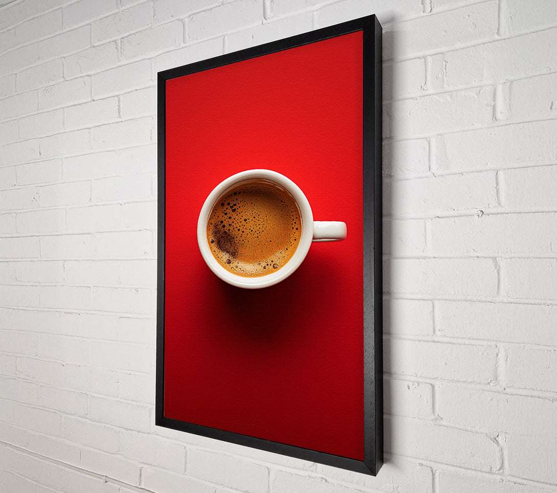  A Canvas Print of Coffee Crema Canvas Print