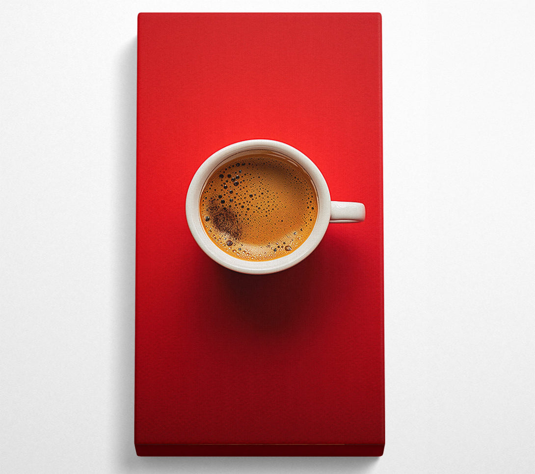  A Canvas Print of Coffee Crema Canvas Print